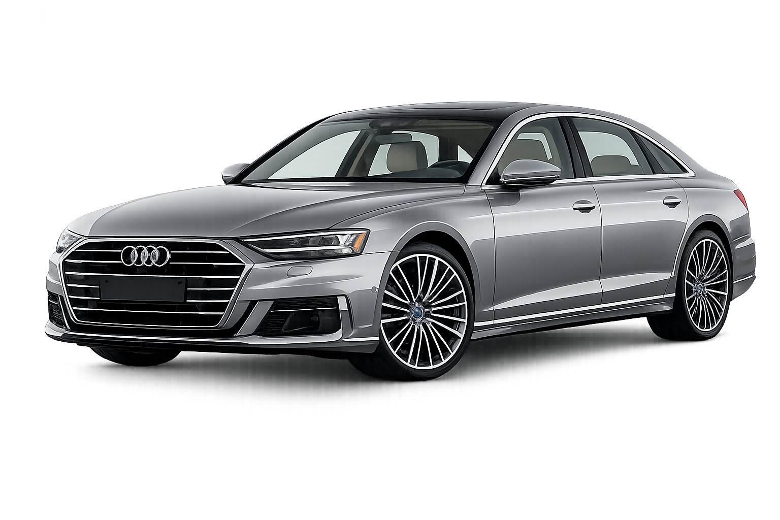 Audi A8 (Floret Silver)